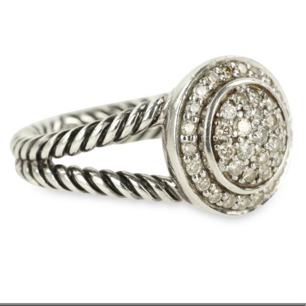 SOLD David Yurman Cerise Diamond Ring - Picture 4 of 7